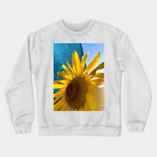 photo sunflower for ukraine Crewneck Sweatshirt